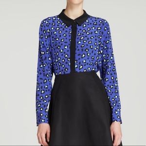 kate spade Tops - Kate Spade New York Cyber cheetah silk blouse top kate spade Tops - Kate Spade New York Cyber cheetah silk blouse top